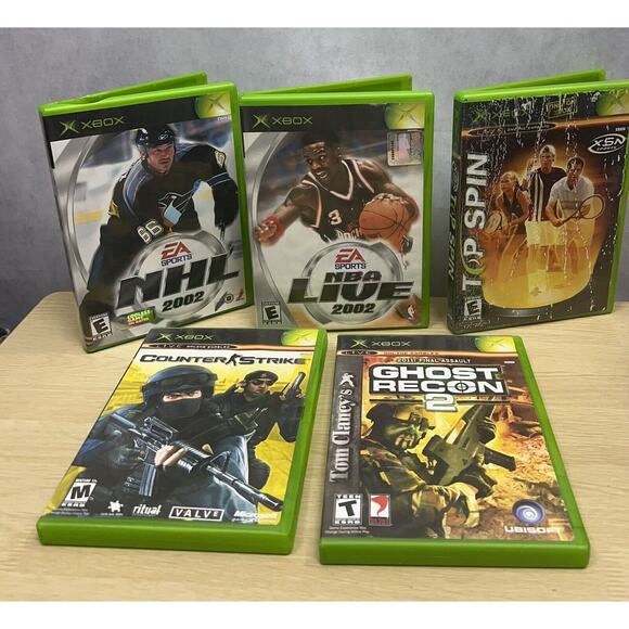 Microsoft Xbox Games Lot of 5 READ Description